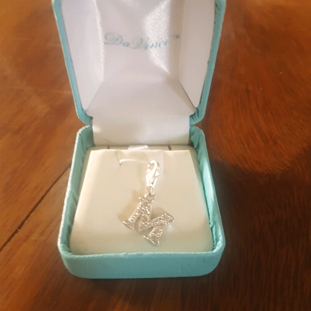 Letter M charm